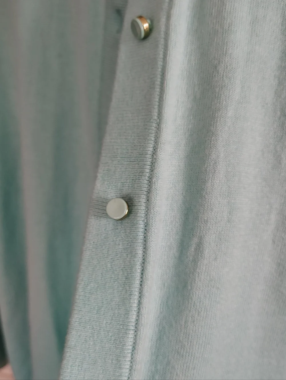 Kate Spade Somerset Mint Green Button Cardigan L - Picture 4 of 5